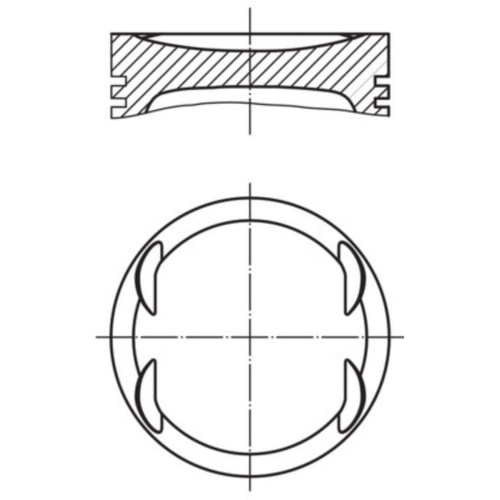 Kolben mahle 011 für - kolben, 00