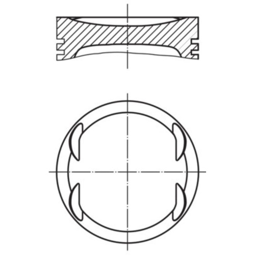 Kolben mahle 011 für - kolben,