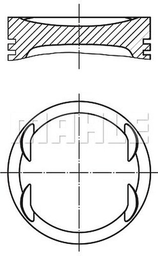 Mahle 011 kolben - 011, 00