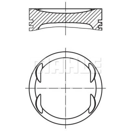 Mahle kolben für opel - mahle,