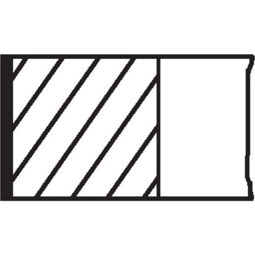 Mahle 011 kolbenringsatz - n0,